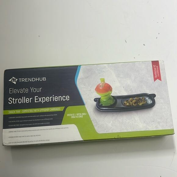 TRENDHUB ELEVATE YOUR STROLLER EXPERIENCE SNACK‎ TRAY - Picture 1 of 7